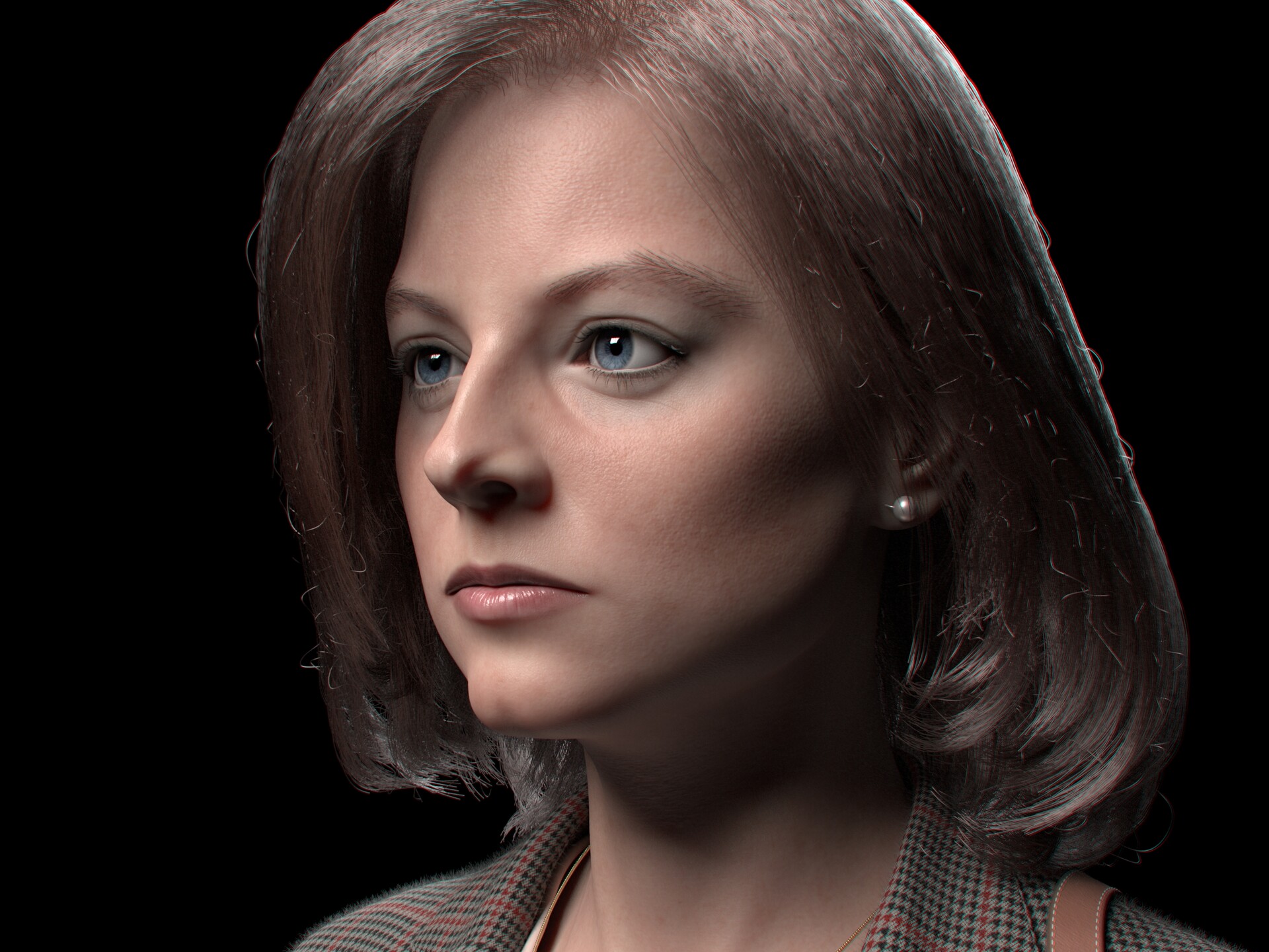 Aprianto Njiau Agent Clarice Starling Jodie Foster Likeness The Silence Of The Lambs