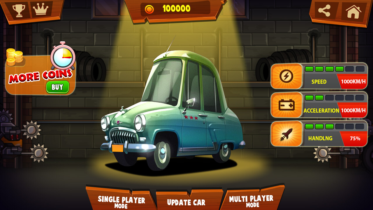 Artstation 2d Game Garage Ui Dheeraj Padghan