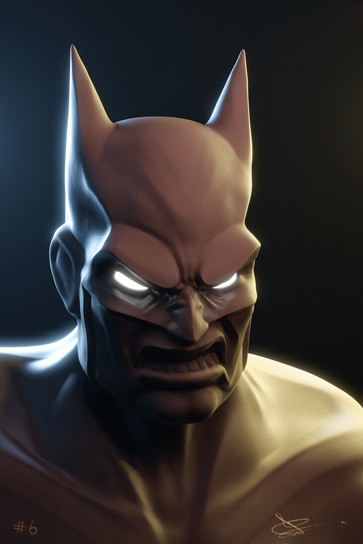 Batman - based off of comic book panels