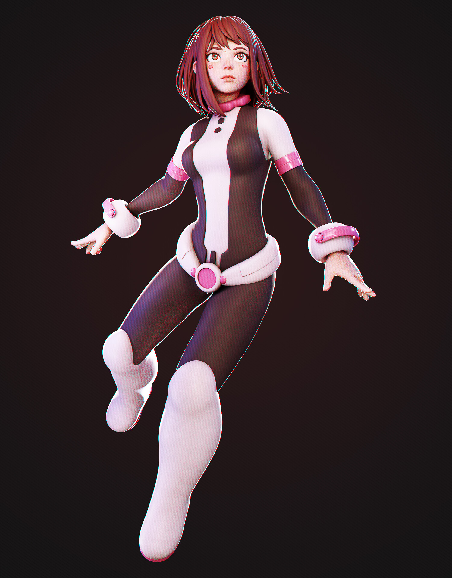 Artstation Uraraka Ochako My Hero Academia Re Sculpting My