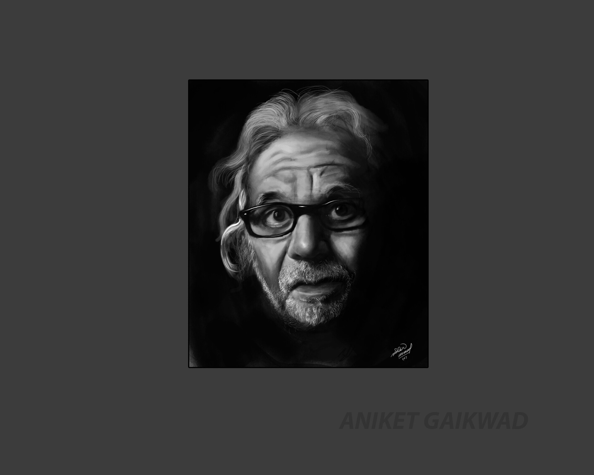 Artstation Portrait Painting In Photoshop Aniket Gaikwad