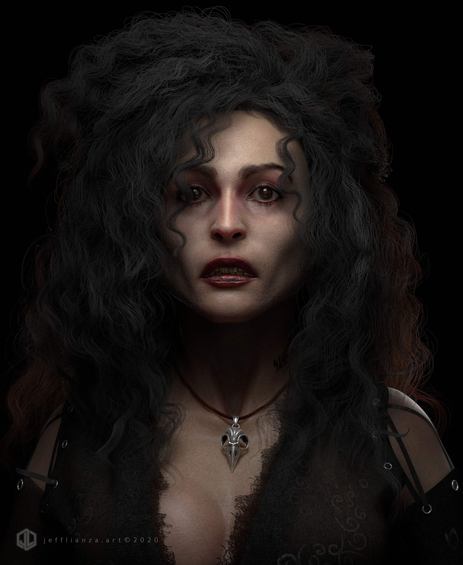 Bellatrix Lestrange Halloween Tutorial  NaturallyCurlycom