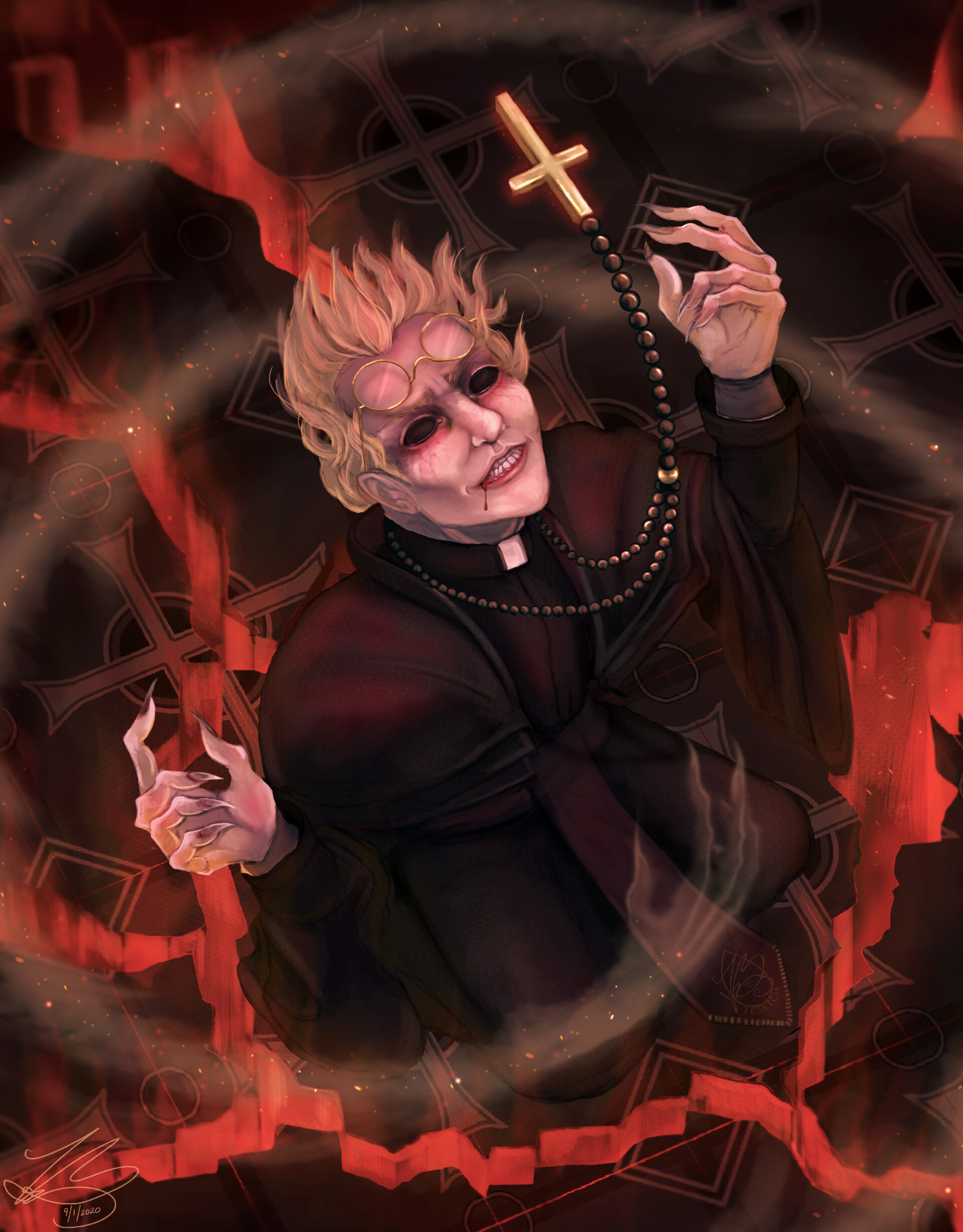 The Priest Of Corruption Novel ArtStation - Corrupt Priest