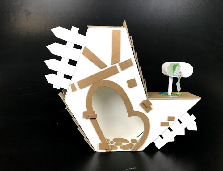 Artstation Abstract Birdhouse Hannah Makholm