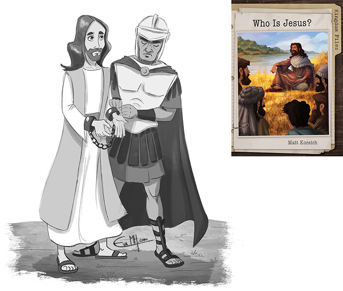 “Who Is Jesus?” (The Kingdom Files)
Author: Matt Koceich
Interior Illustrations by Eva Morales
Publisher: Barbour Books (2018)
ISBN-13: 978-1-68322-626-0