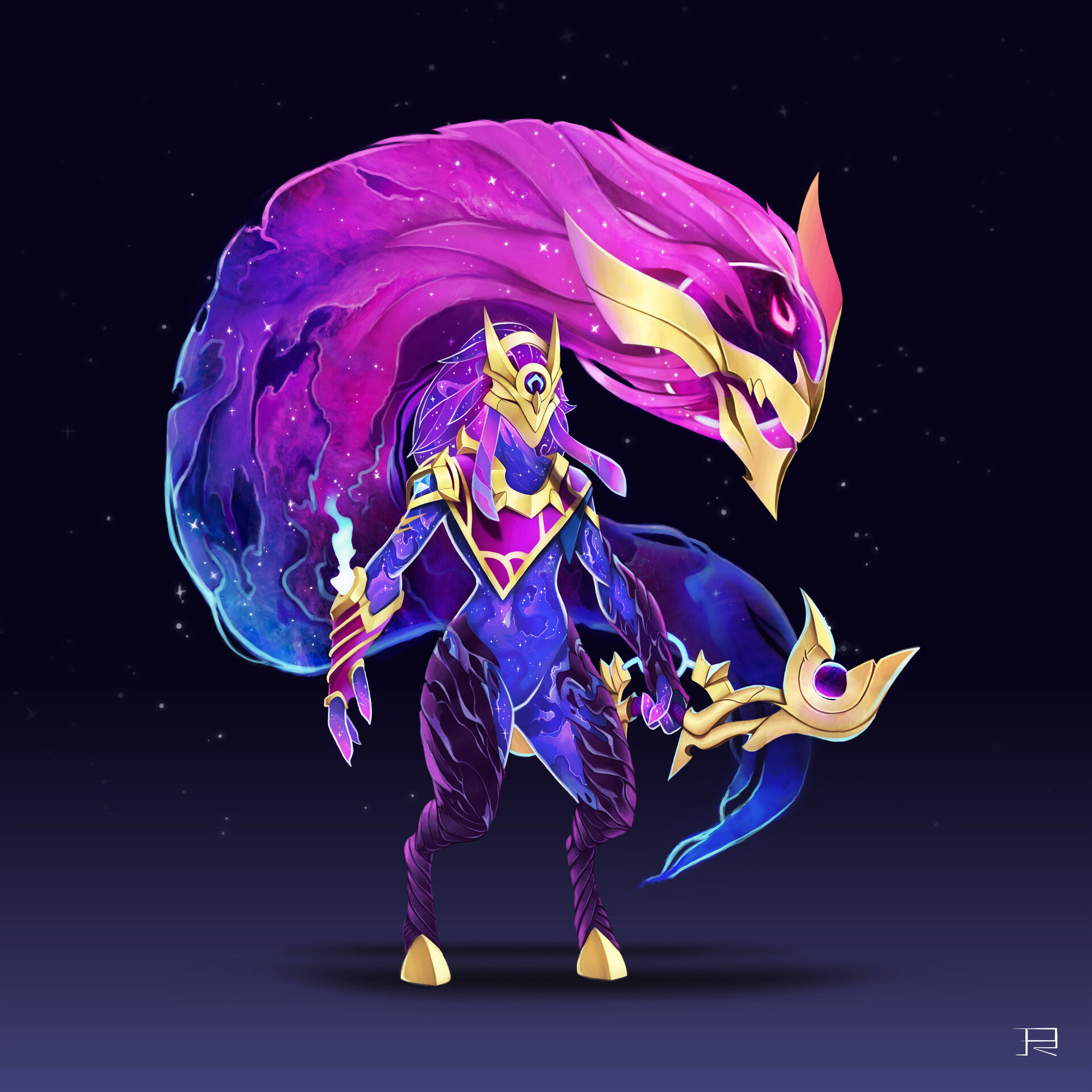 Artstation Dark Cosmic Kindred Fan Concept D Raw