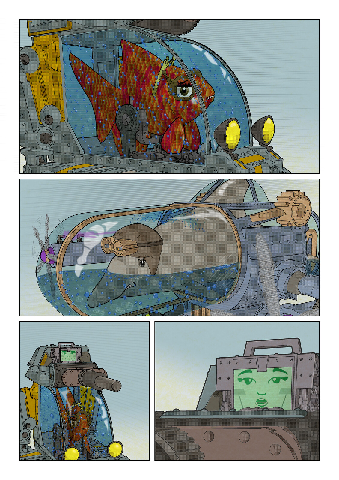 FishTank & Dolphinarium - comic page 3