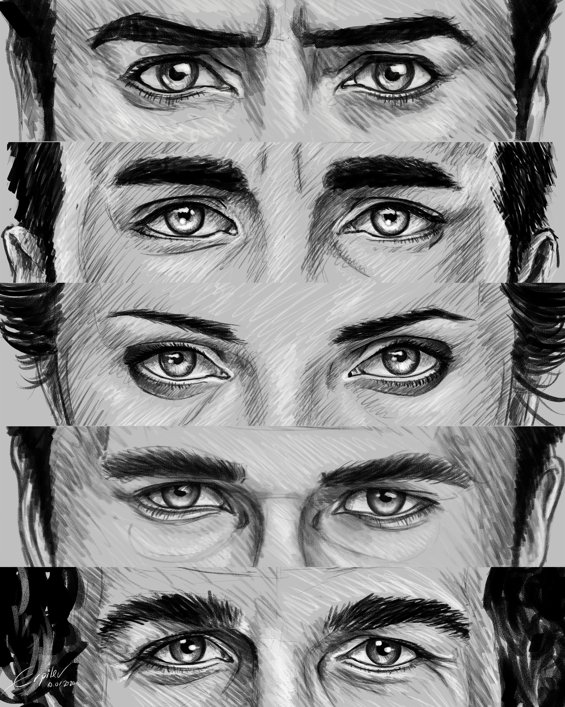 Artstation - Eyes Of Avengers