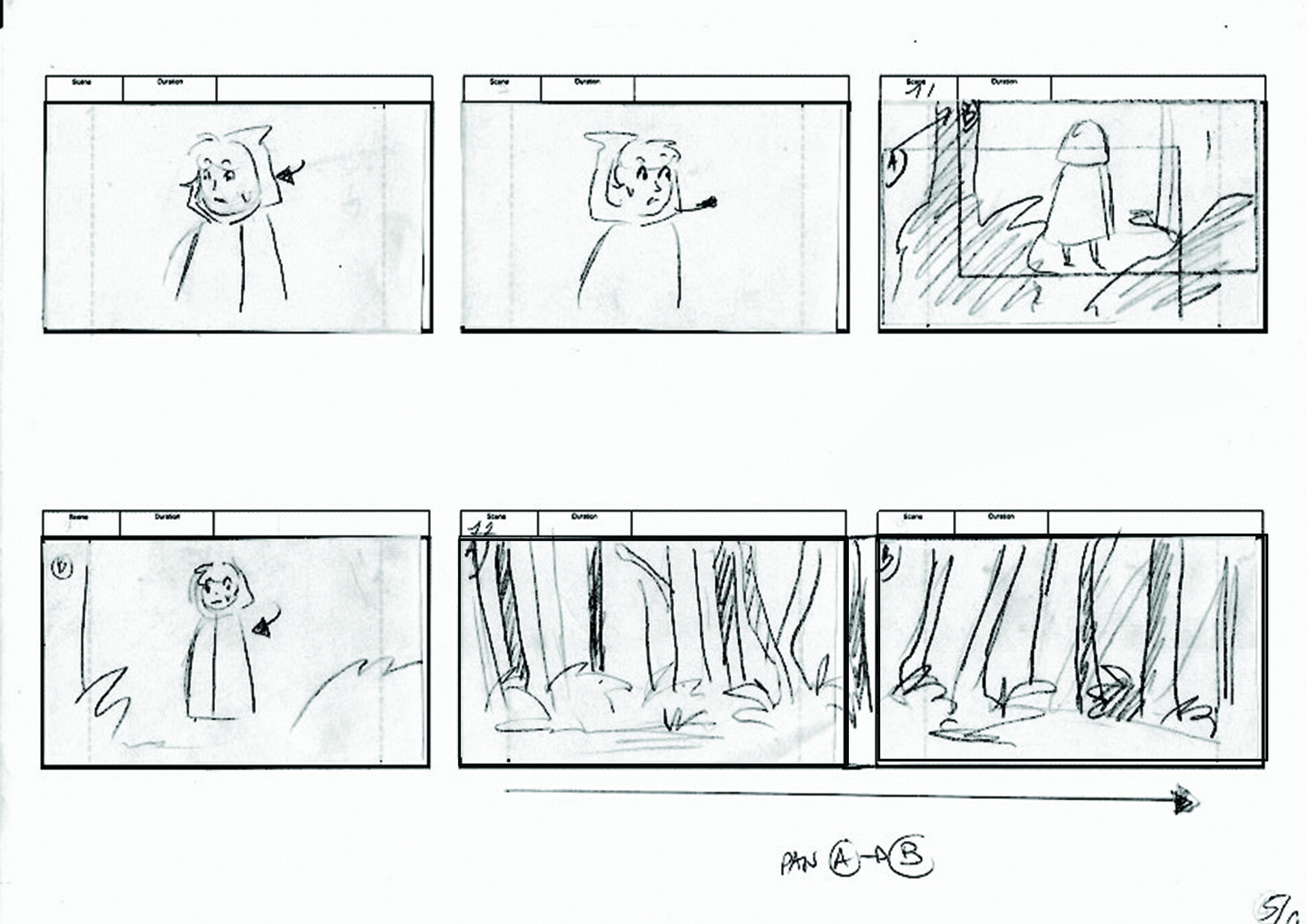 Artstation Storyboard Little Red Riding Hood Caroline Cotte Artstation Storyboard Little Red Riding Hood Caroline Cotte