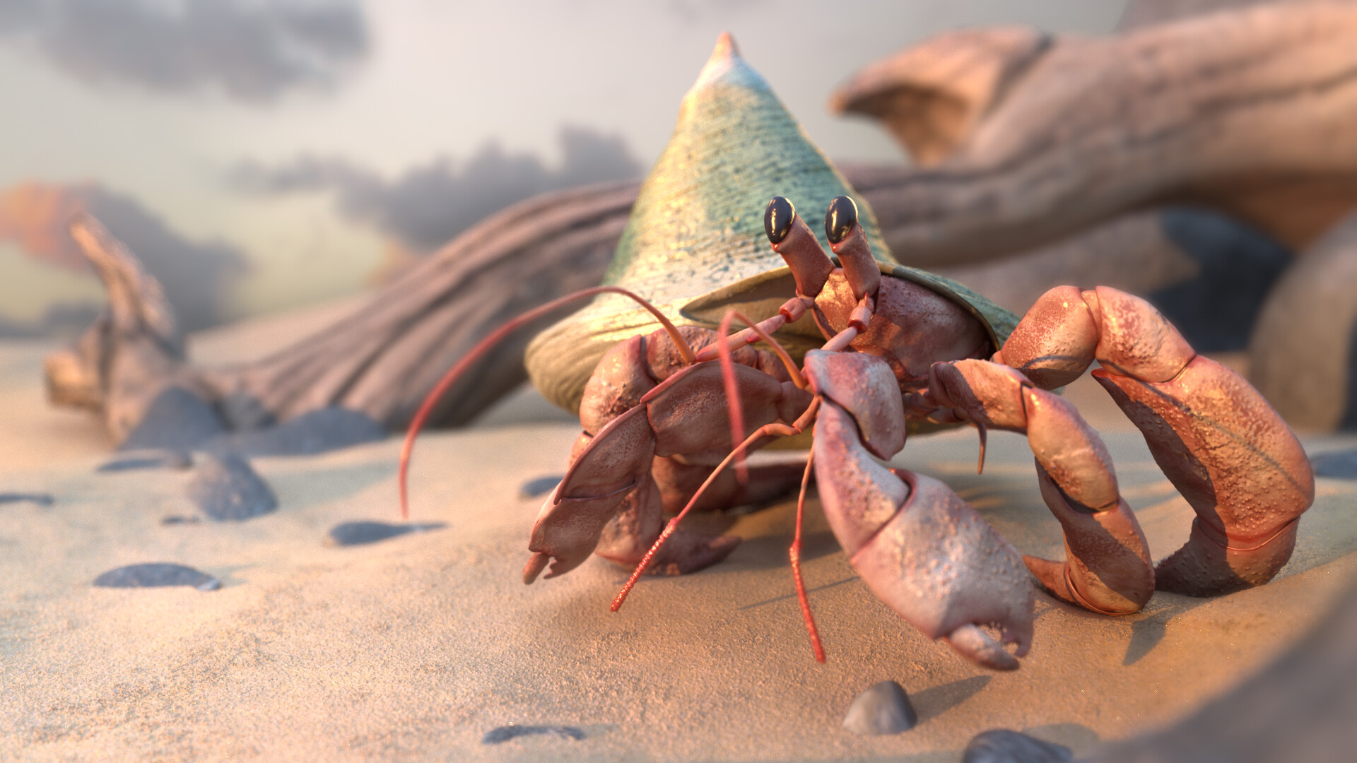 ArtStation - Hermit Crab