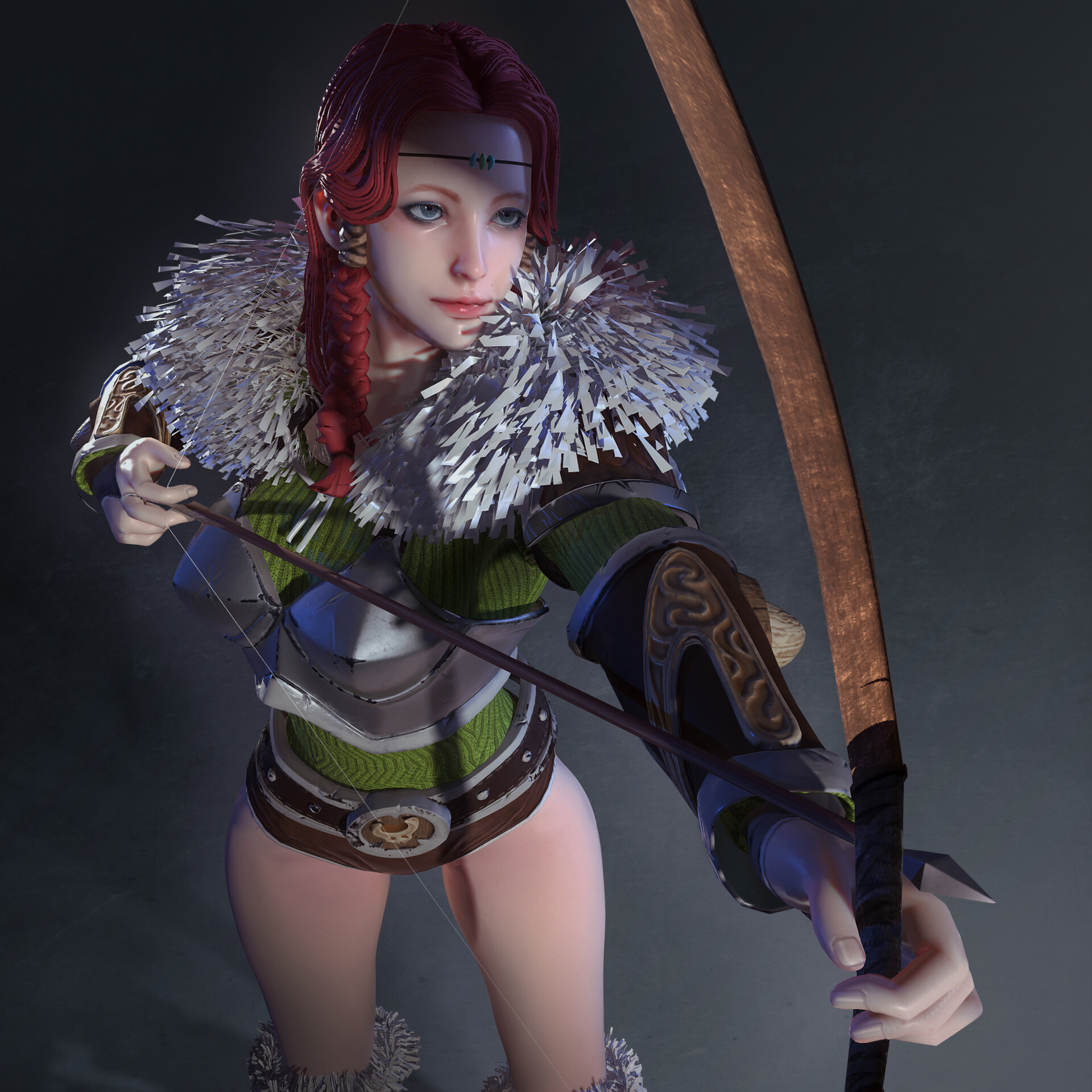 3d version. Девушка Викинг 3d. Слив Viking girl. Абубу арт