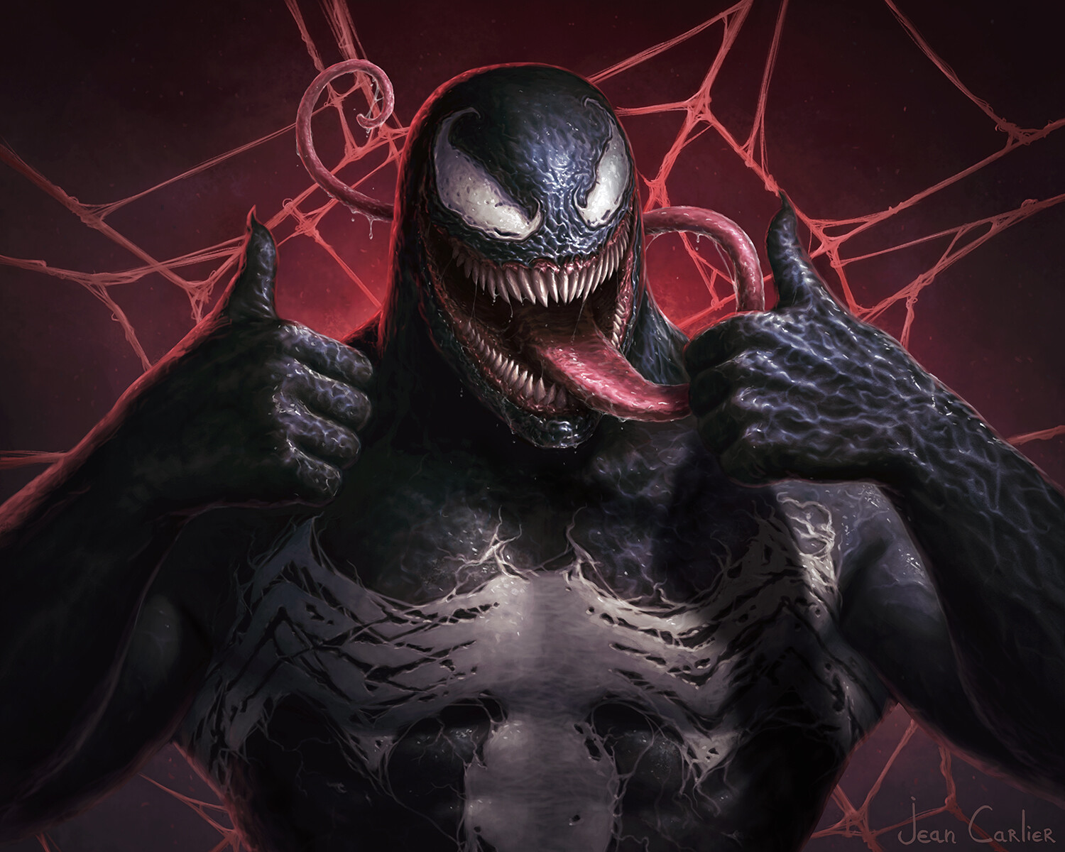 Как будет выглядеть веном ArtStation - Venom's smile!