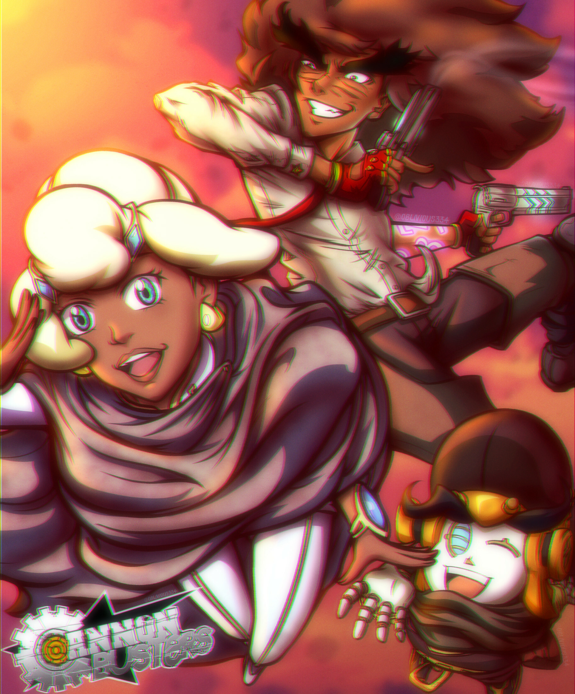 Artstation Cannon Busters Les Georges