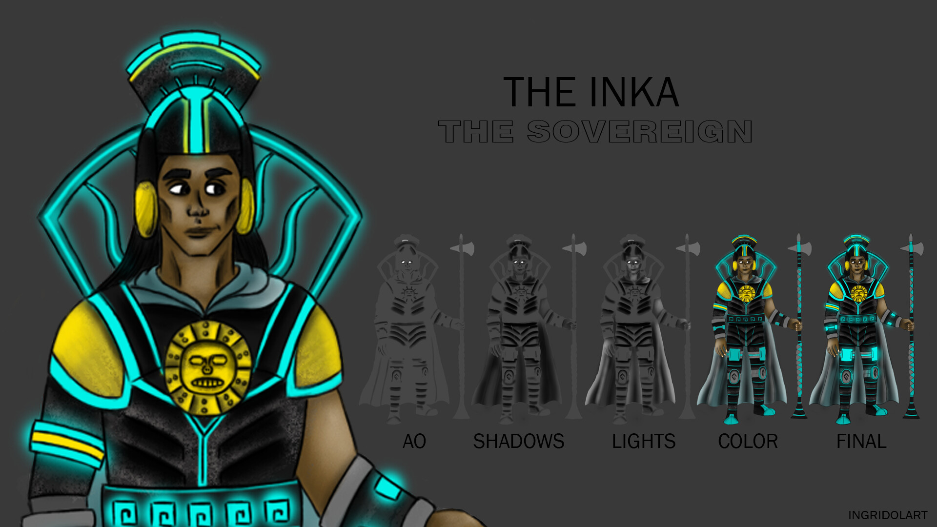 Artstation Inka Pachamama Ingrid O