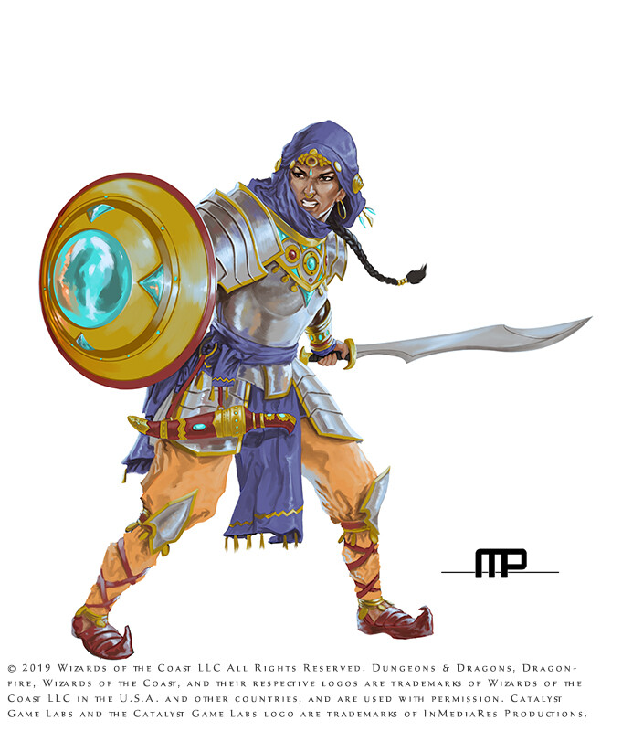 Human Calishite Paladin