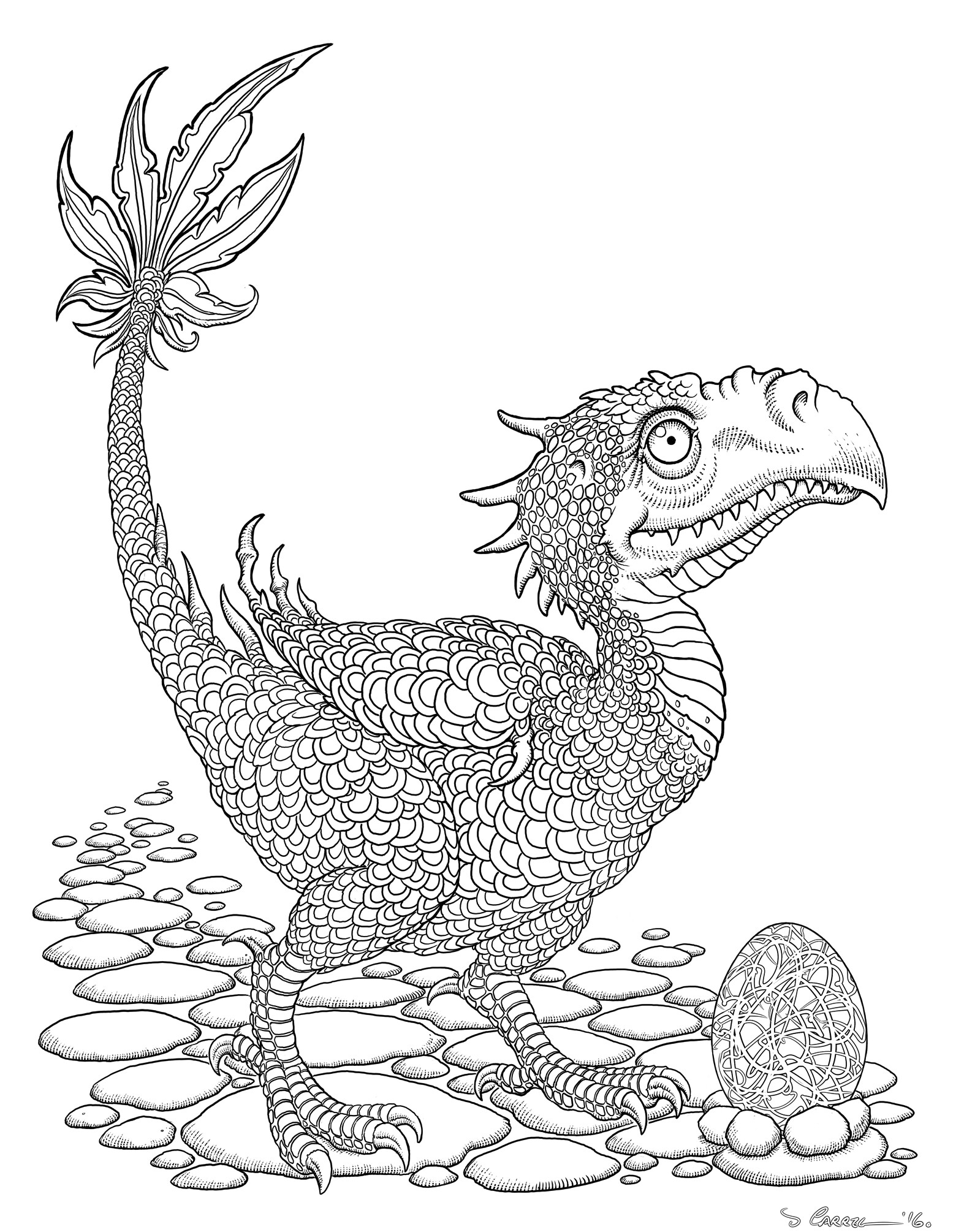Douglas Carrel - Dodo Dragon and its Egg