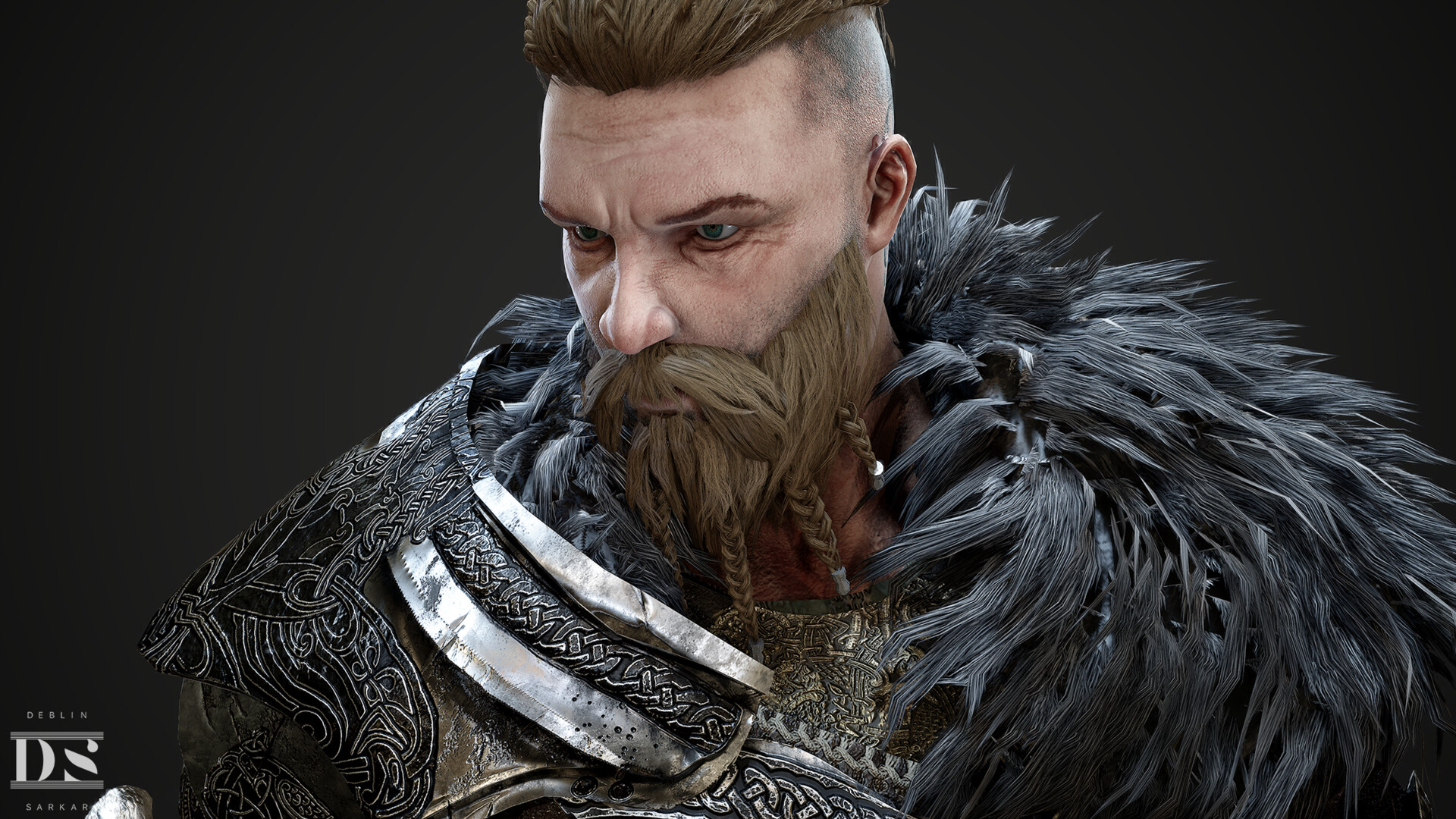 Artstation Magnus Hakon Viking Warrior Deblin Sarkar