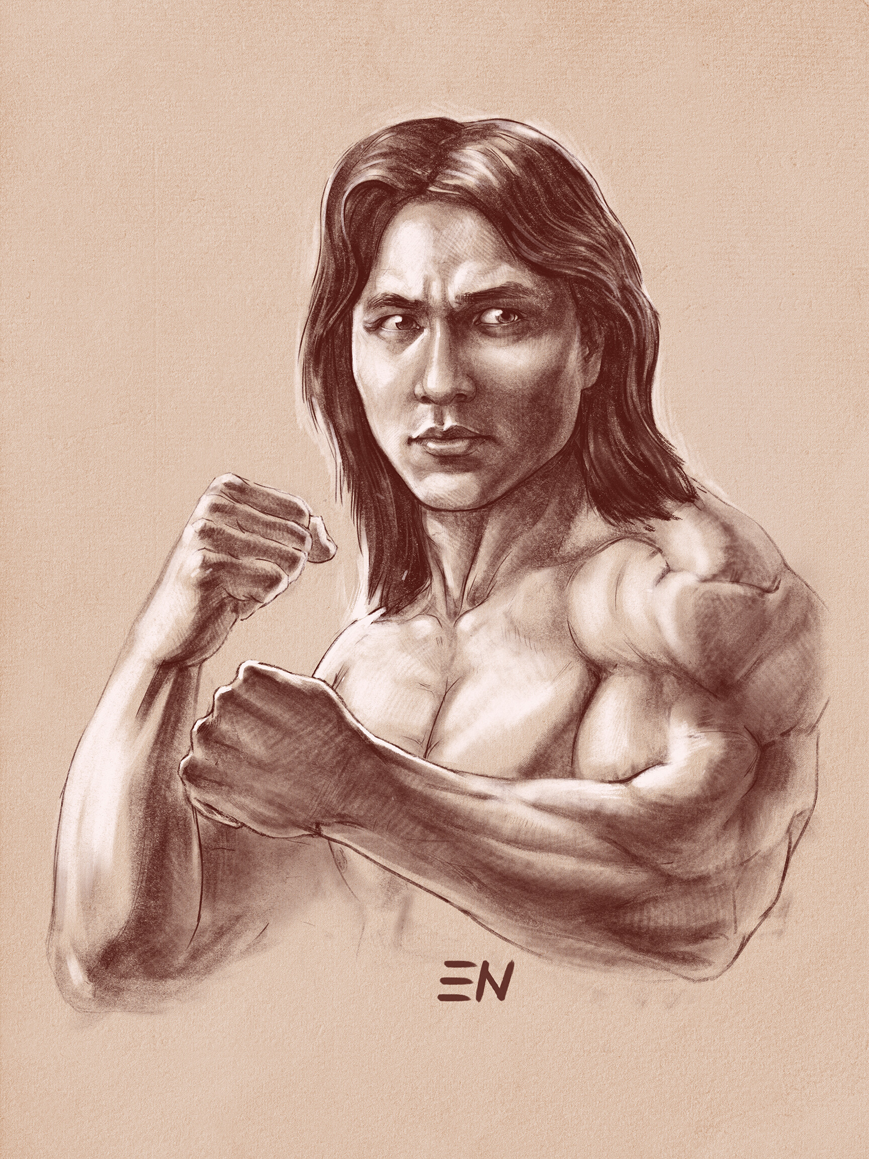 Artstation - Lui Kang Portrait