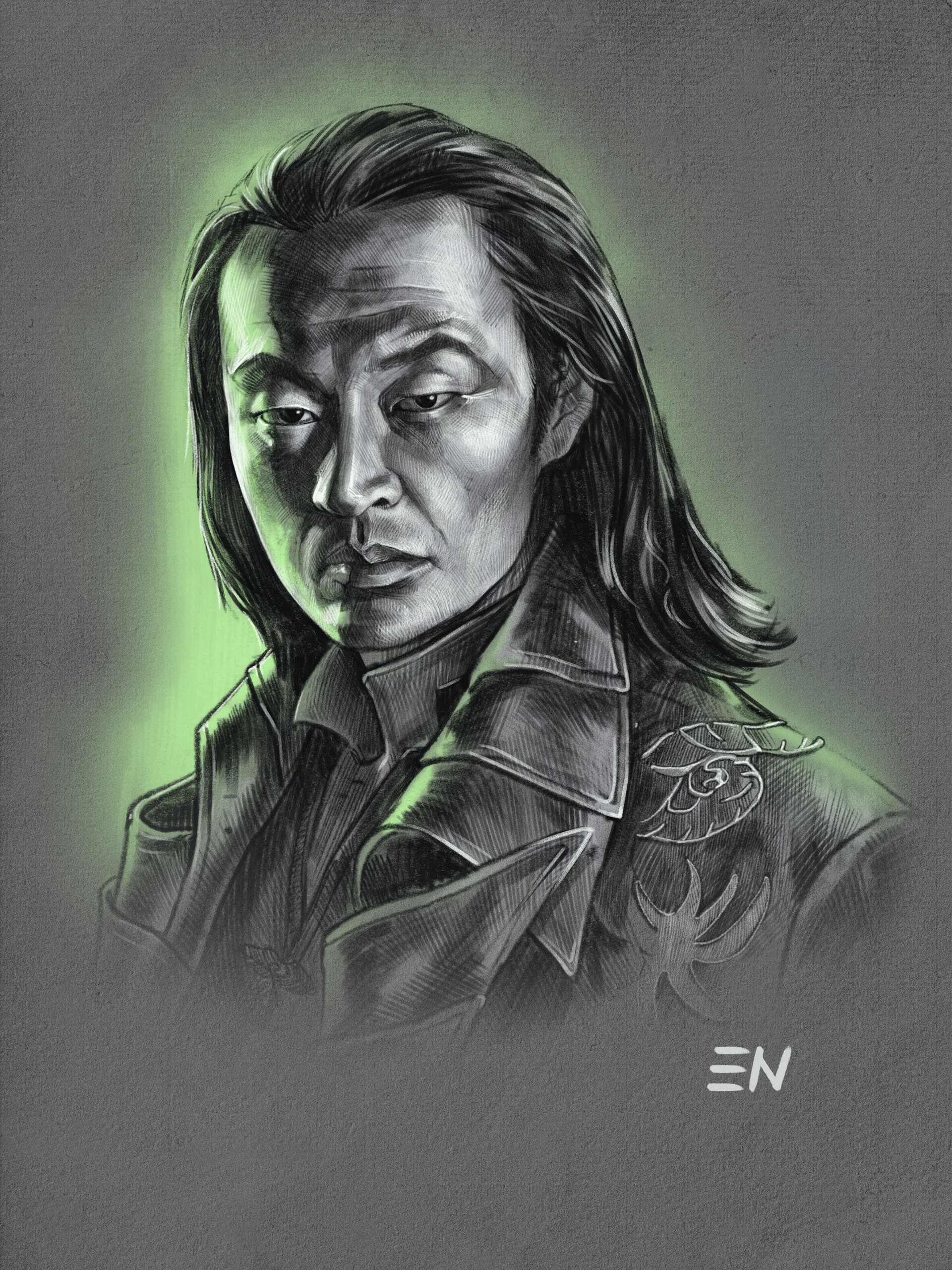 Shang Tsung artwork is available to view for free without searching the  krypt. He has the black makeup around his eyes like in MK3 in this one :  r/MortalKombat