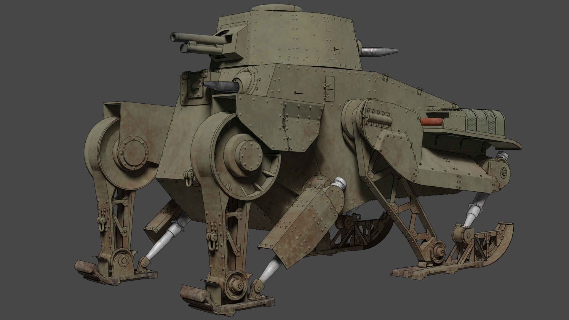 3D-Forest - Type89 I-Go Medium Walker Tank