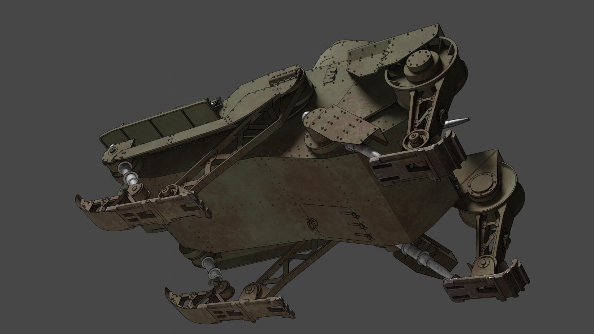 3D-Forest - Type89 I-Go Medium Walker Tank