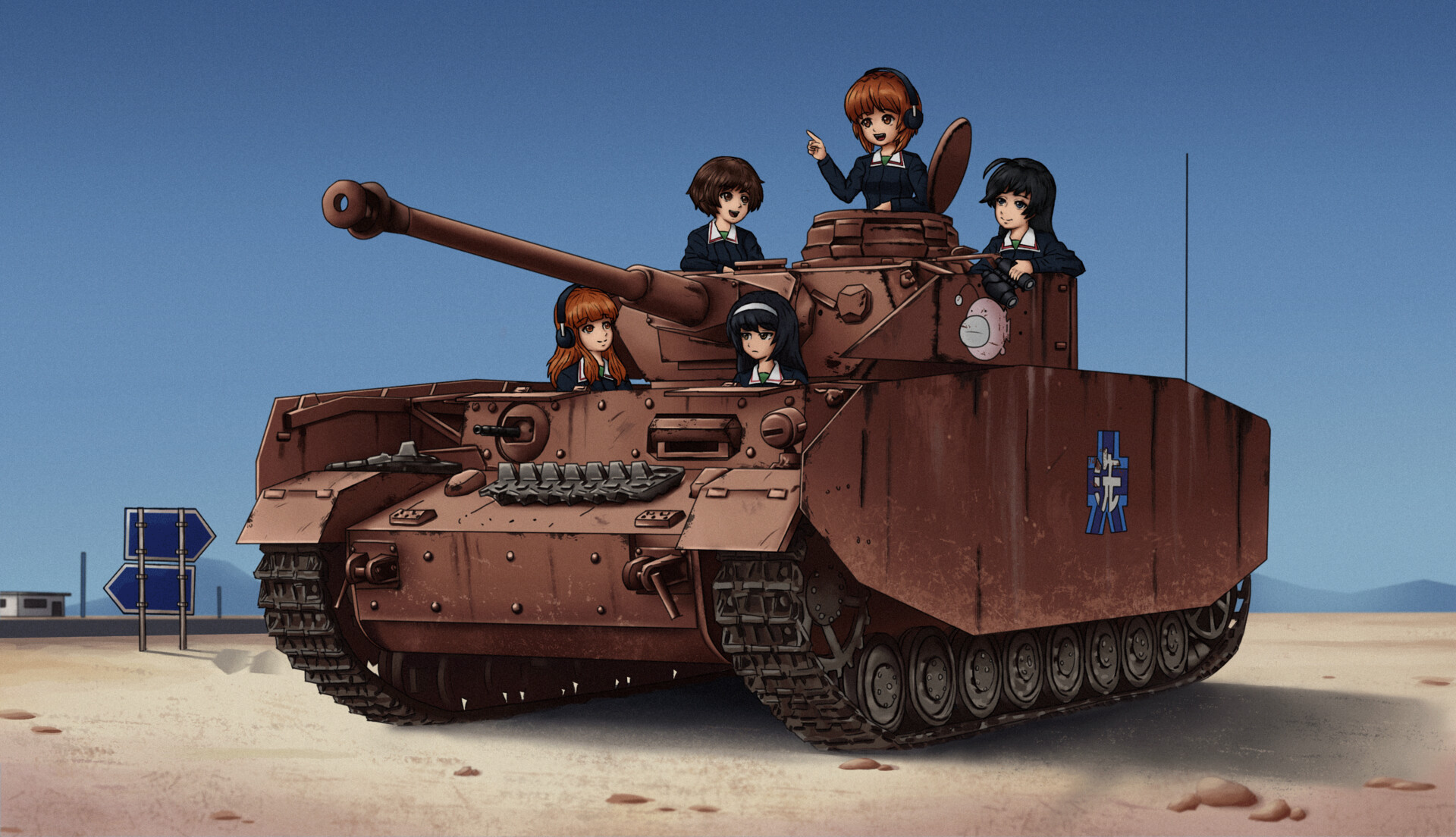 Girls und Panzer танк PZ 4