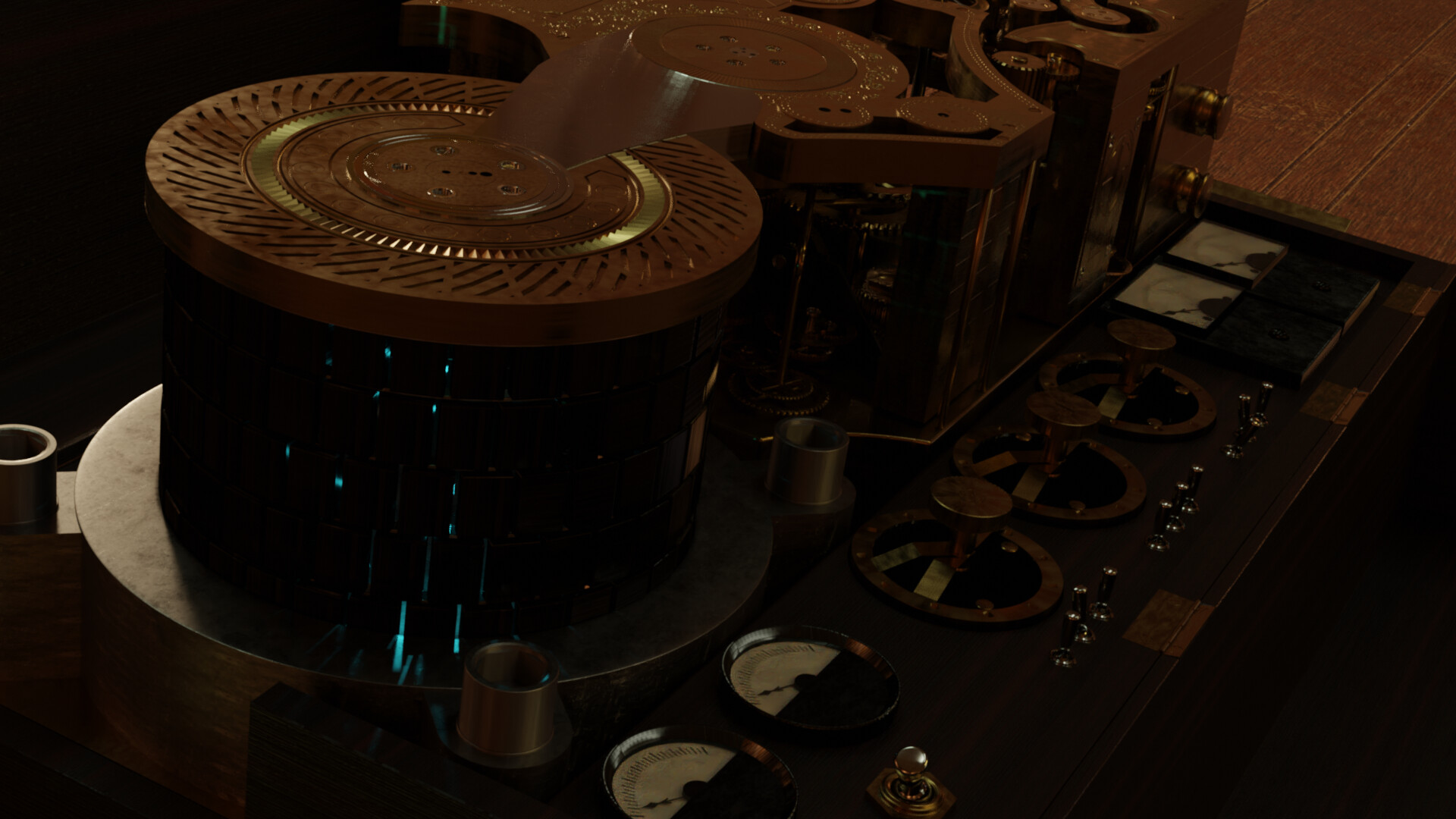 Artstation Time Machine Dark Netflix Penta Project