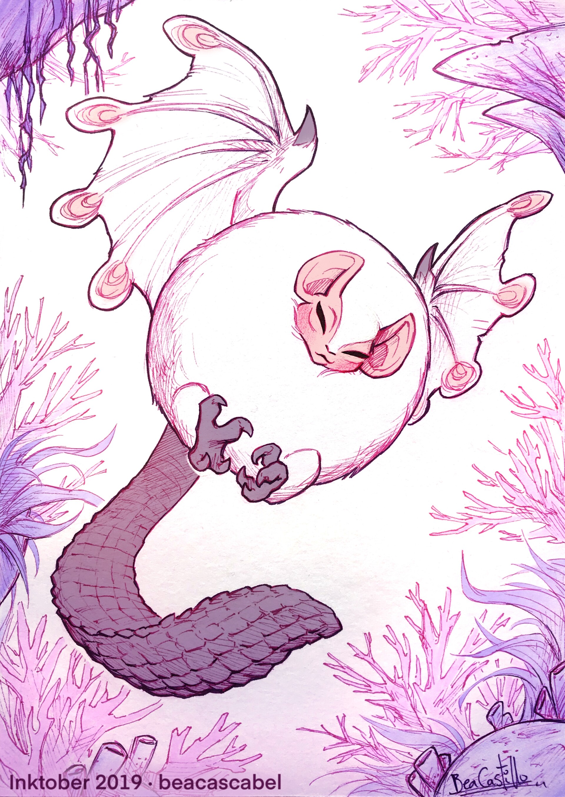 Artstation Inktober Day 12 Paolumu Bea Castillo