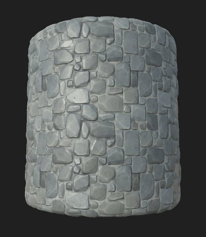 Work in progress gif of one of the stone materials that supported around 6 stone variations. 