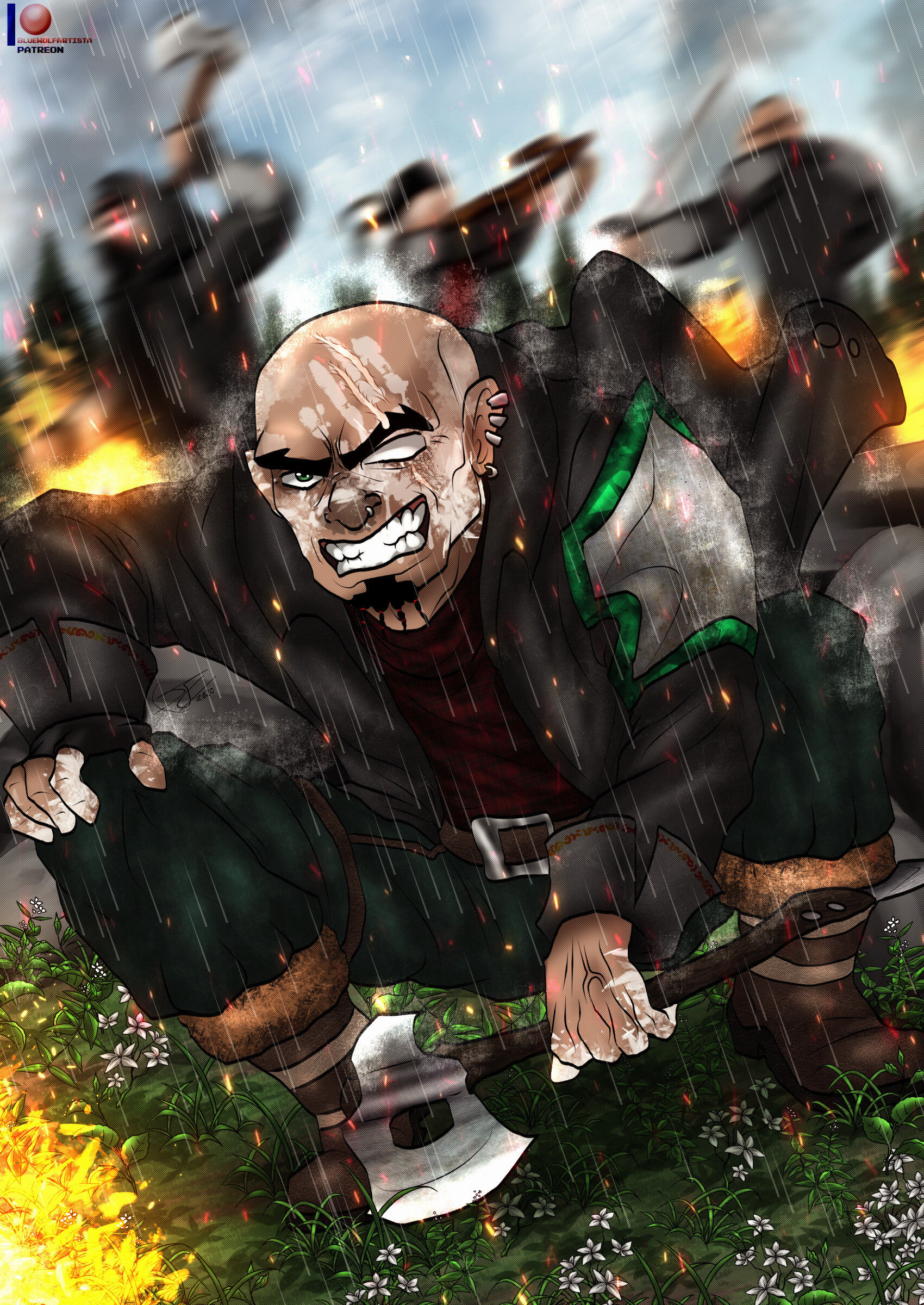 artstation minecraft pillager cover