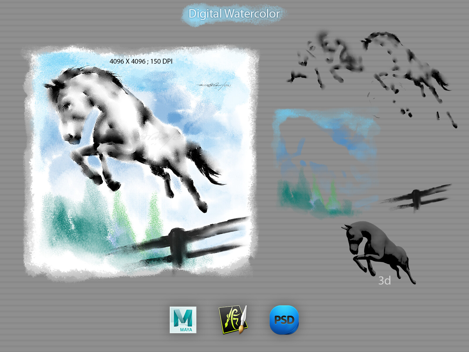 Jumping Horse