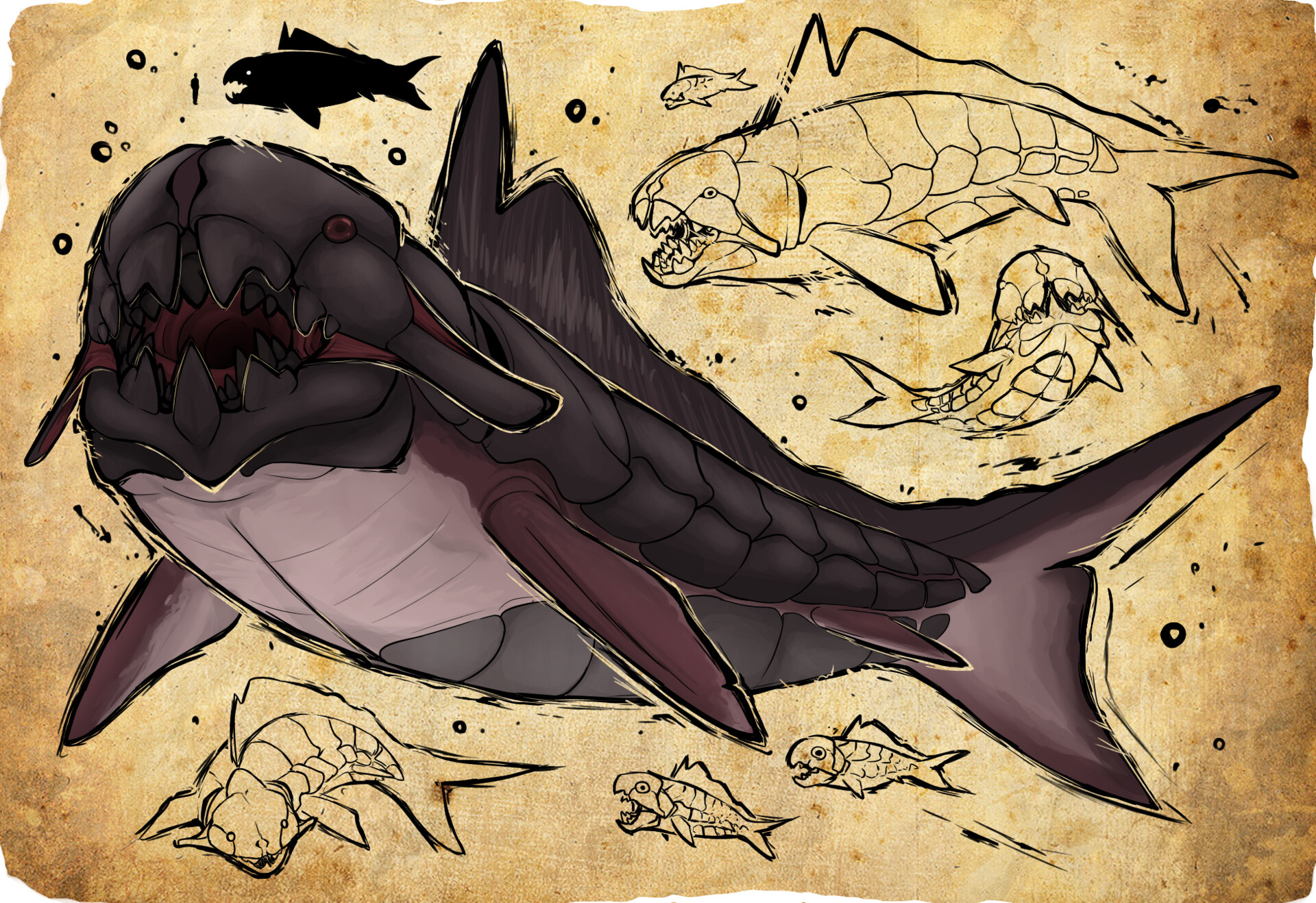 Artstation Alien Shark Design Lauren K