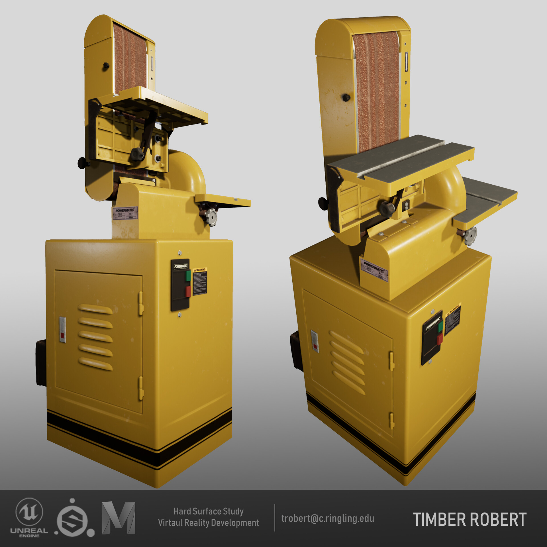 Artstation Powermatic Combination Sander Timber Robert