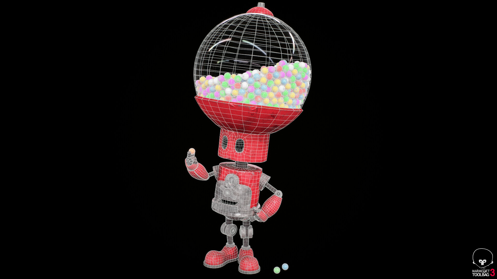 Bubble Bot - Real-time Character