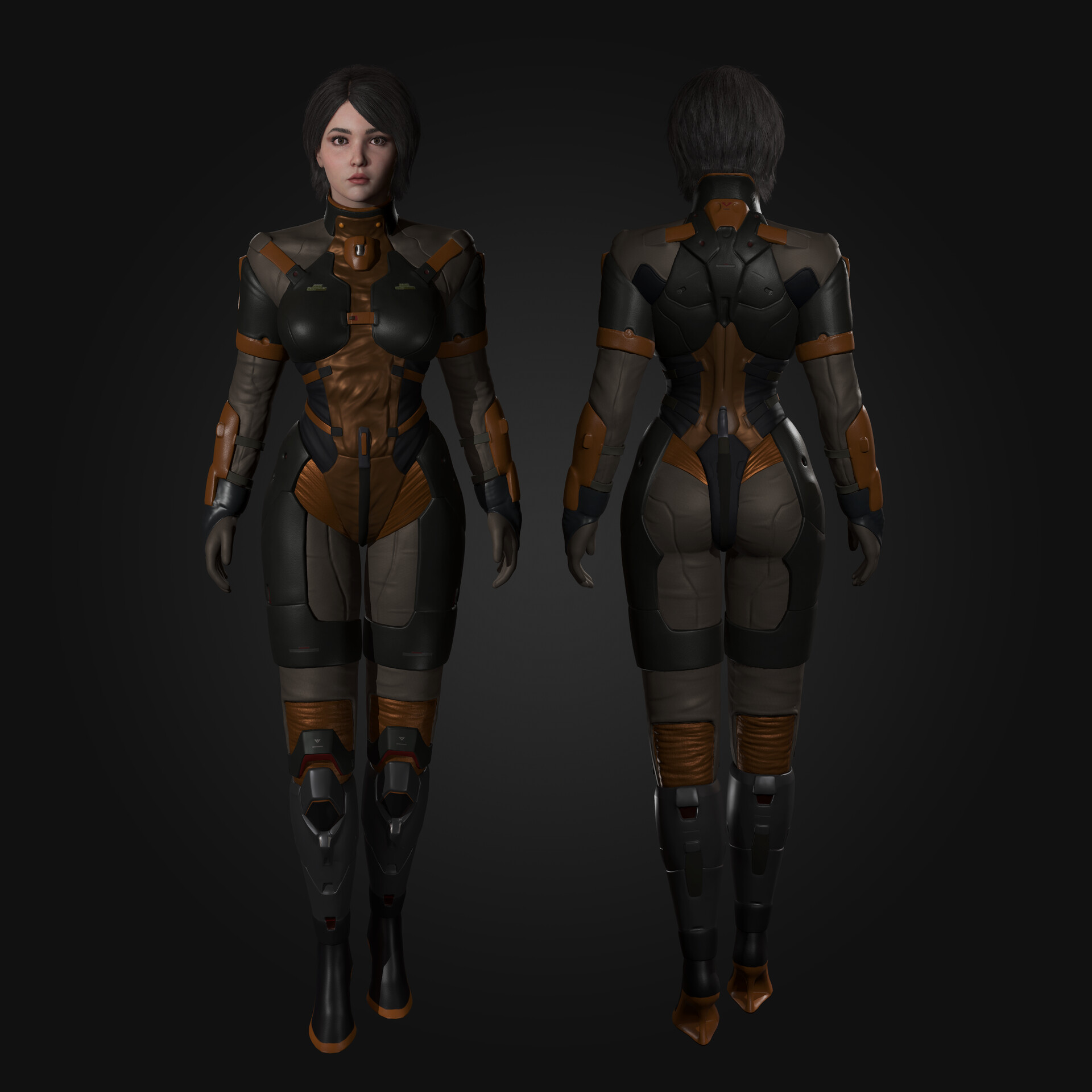 Chelsea Cabral Scifi Suit