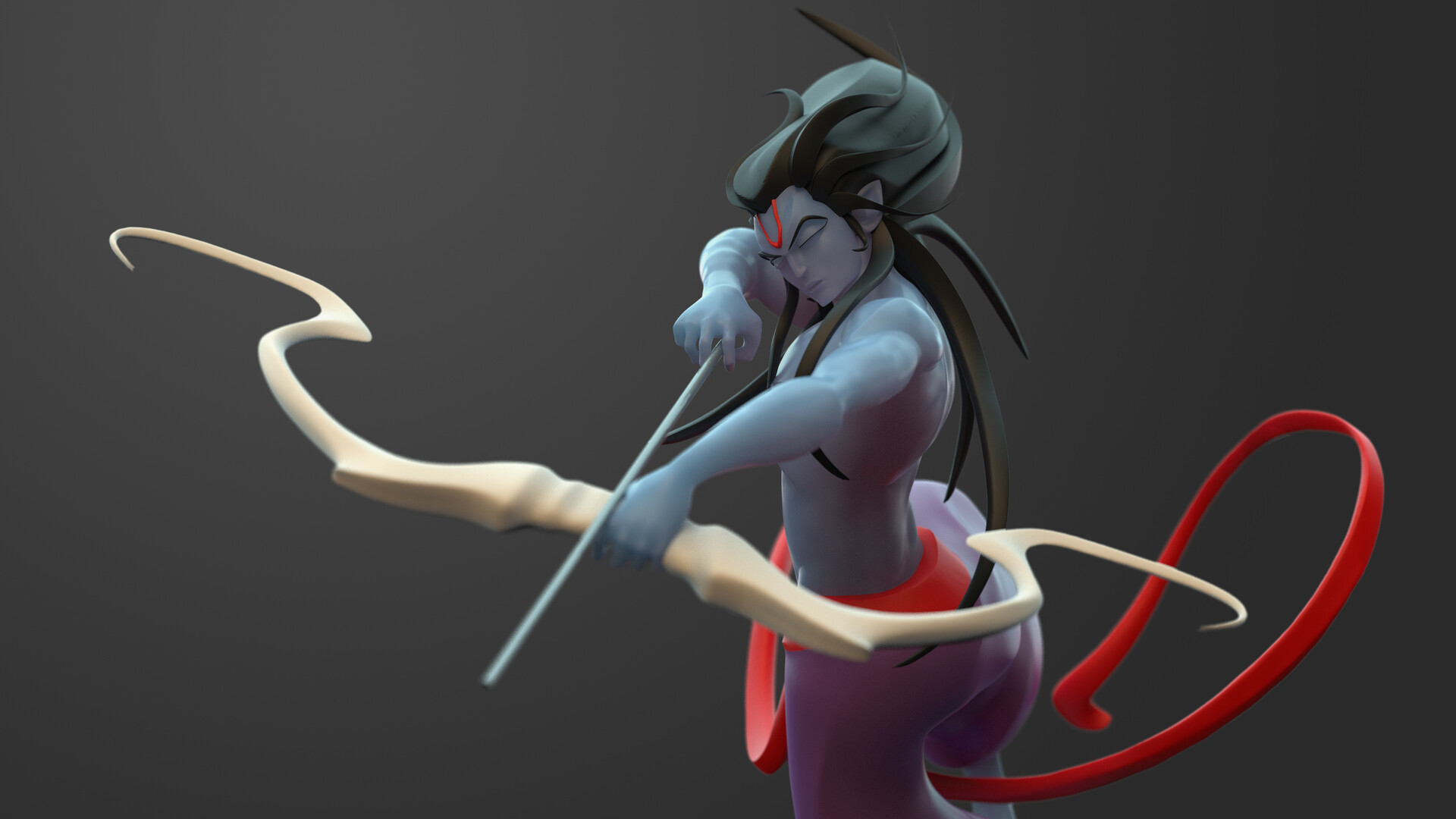 Artstation Sri Rama Stylized Model For 3d Print Rakesh Gowda