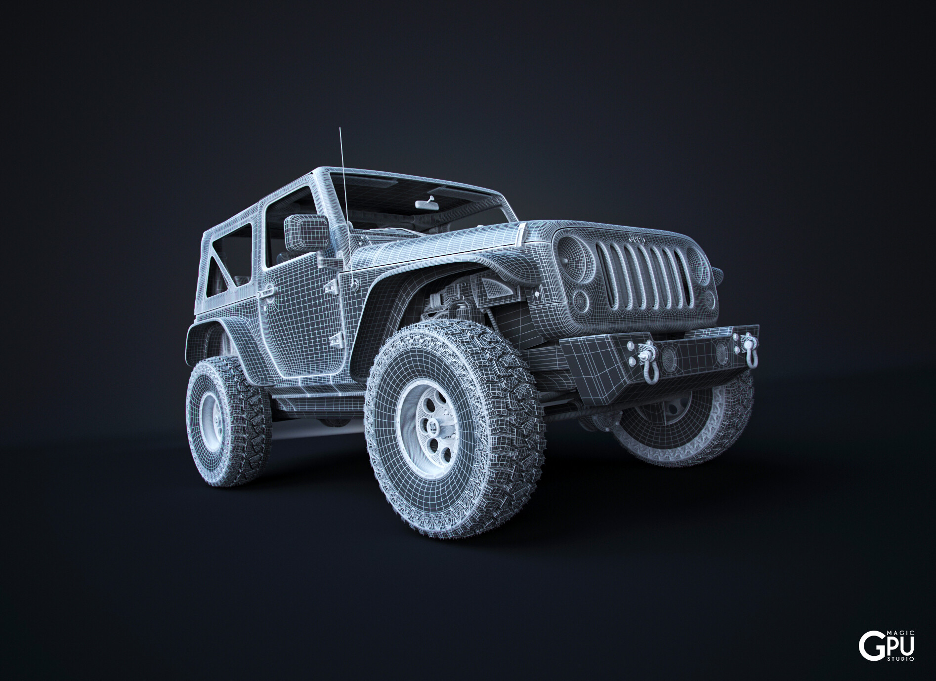 ArtStation - Jeep Wrangler 3D Model