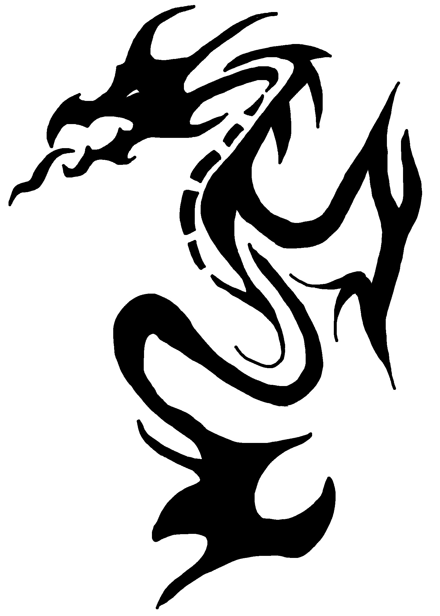 ArtStation - Dragon Tattoo Design