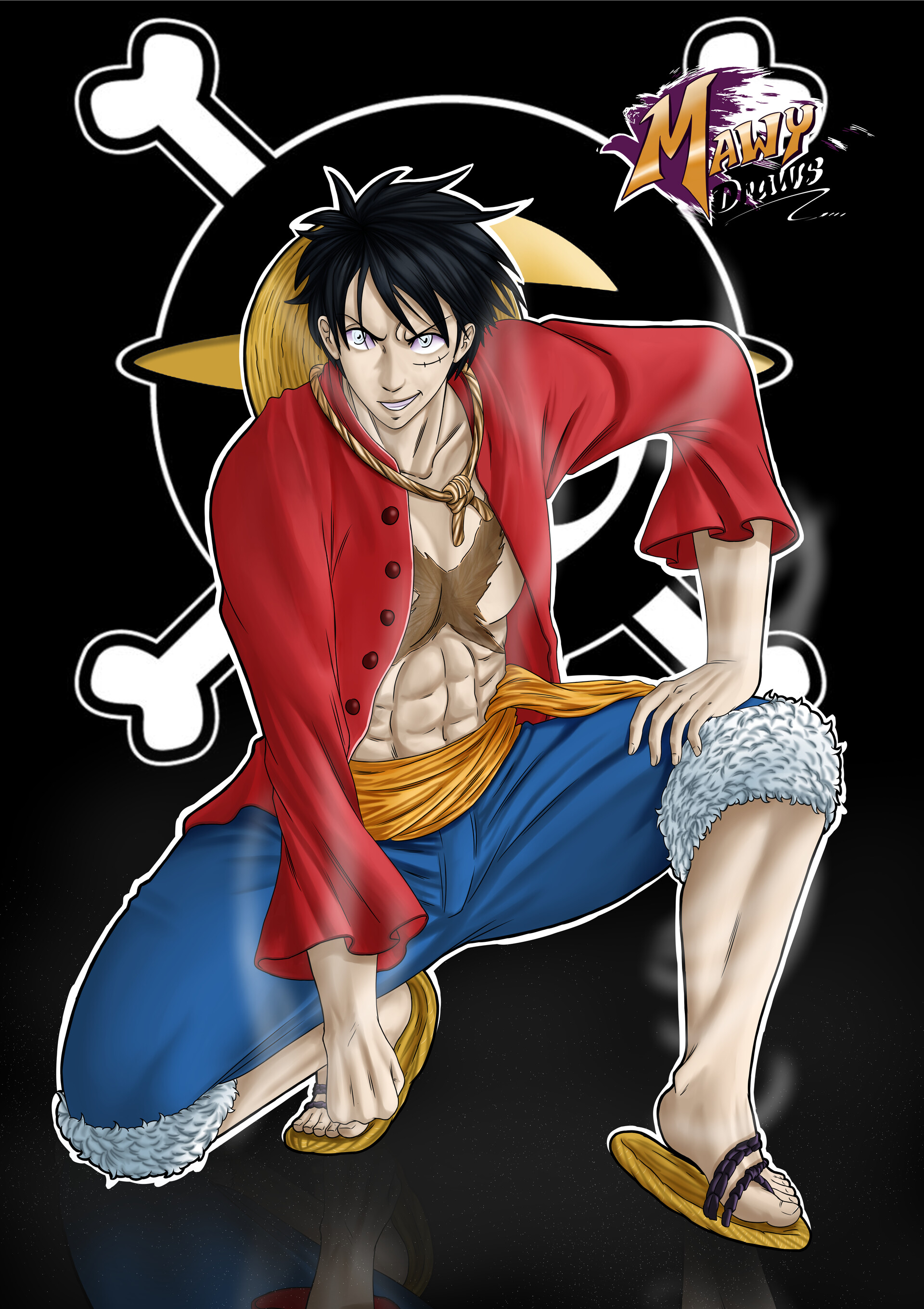 Artstation Monkey D Luffy One Piece Mawy Moreno