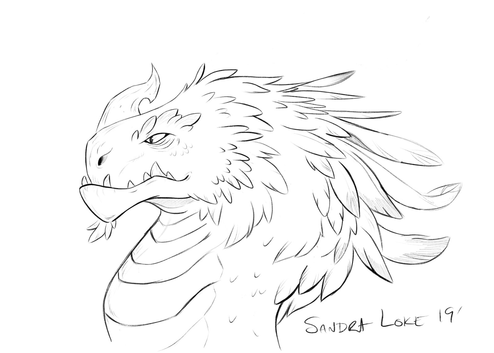Artstation Day 5 Smaugust 2019 Sandra Loke