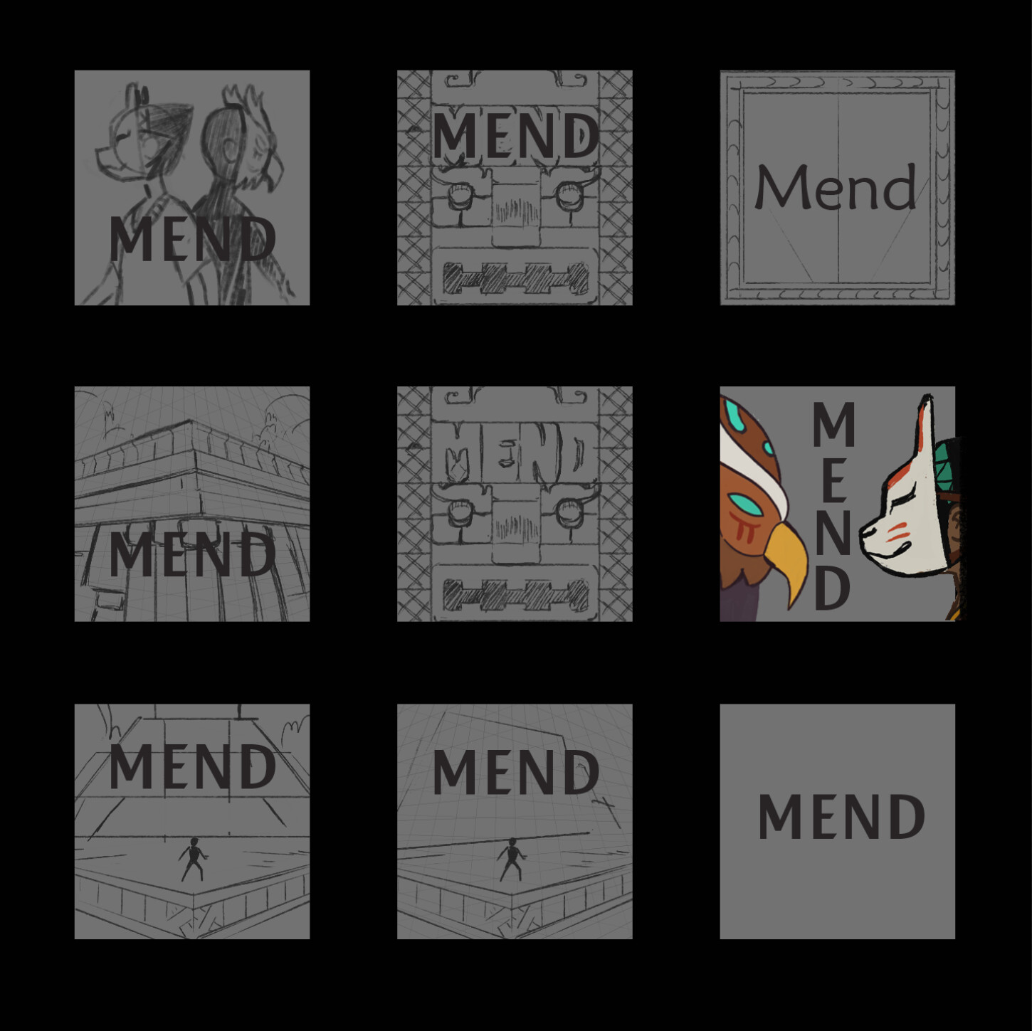Early store art compositions