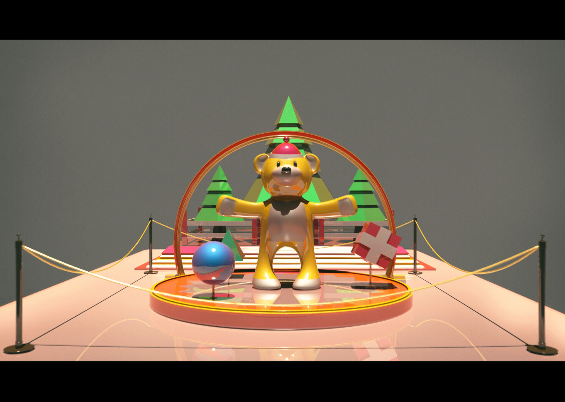 James Oliver Farrell Low Poly Joyeux Noel Bonne Annee