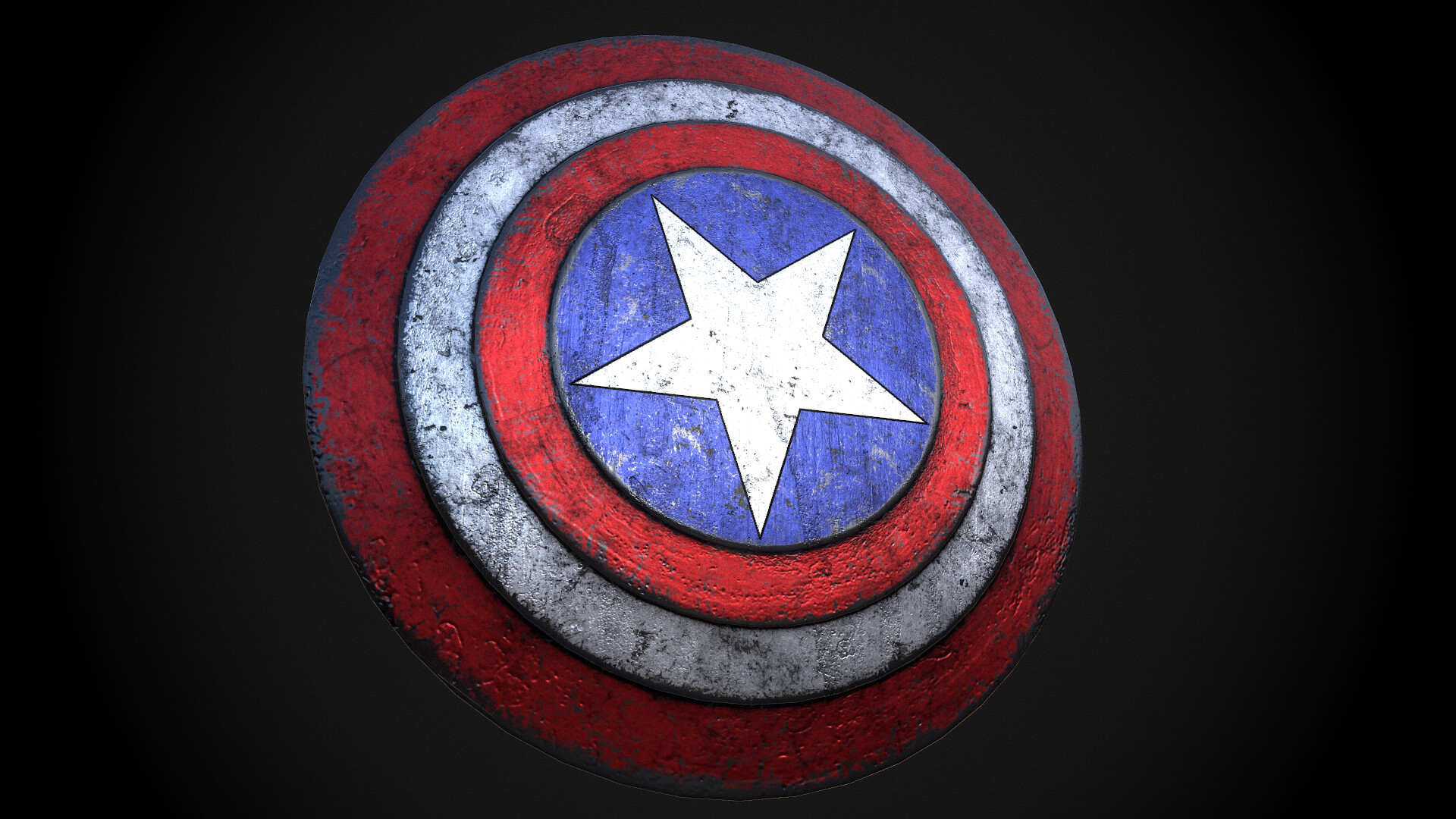 Suraj Kaintura Captain America Shield 3d