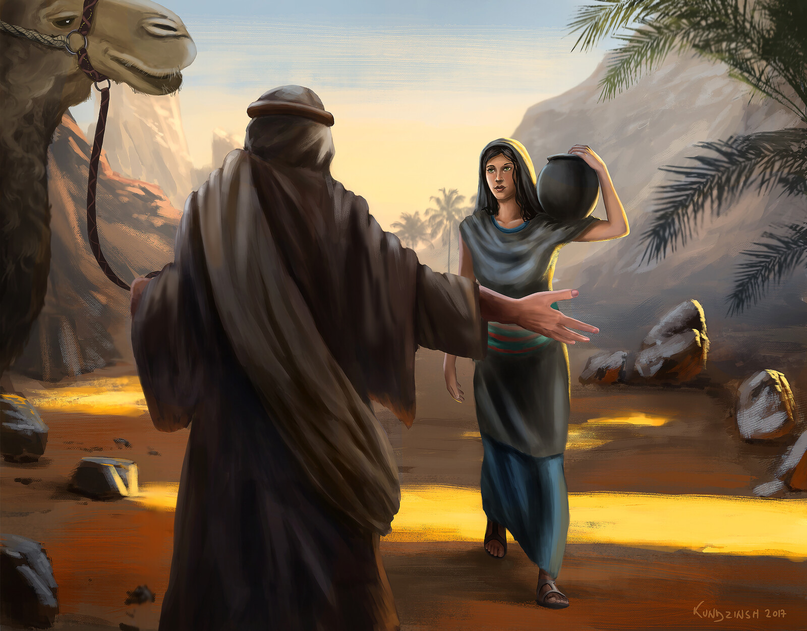 Rebekah and the Servant