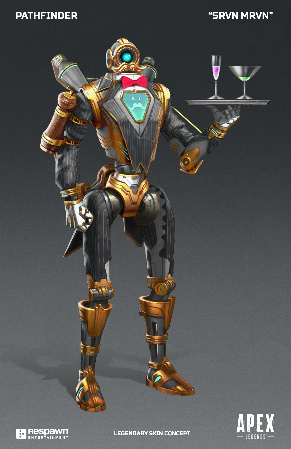 Artstation Apex Legends Pathfinder Srvn Mrvn Skin Brandon Pirruccello