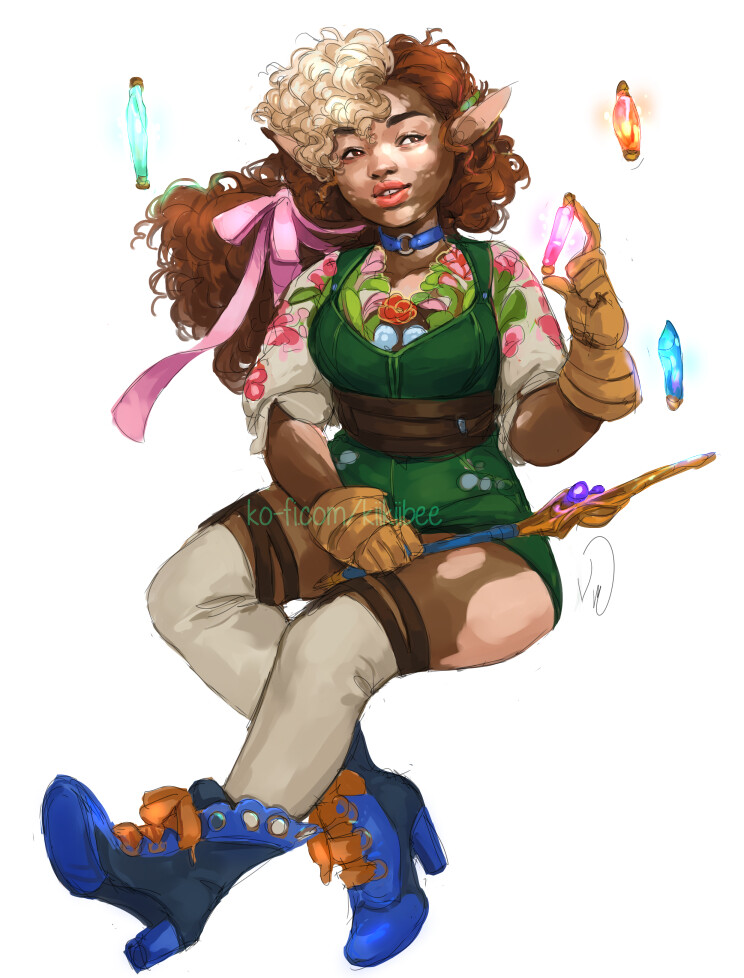 Artstation Dnd Enchanter Kii Weatherton The enchanter doesn't gain any followers from this ability. artstation dnd enchanter kii weatherton