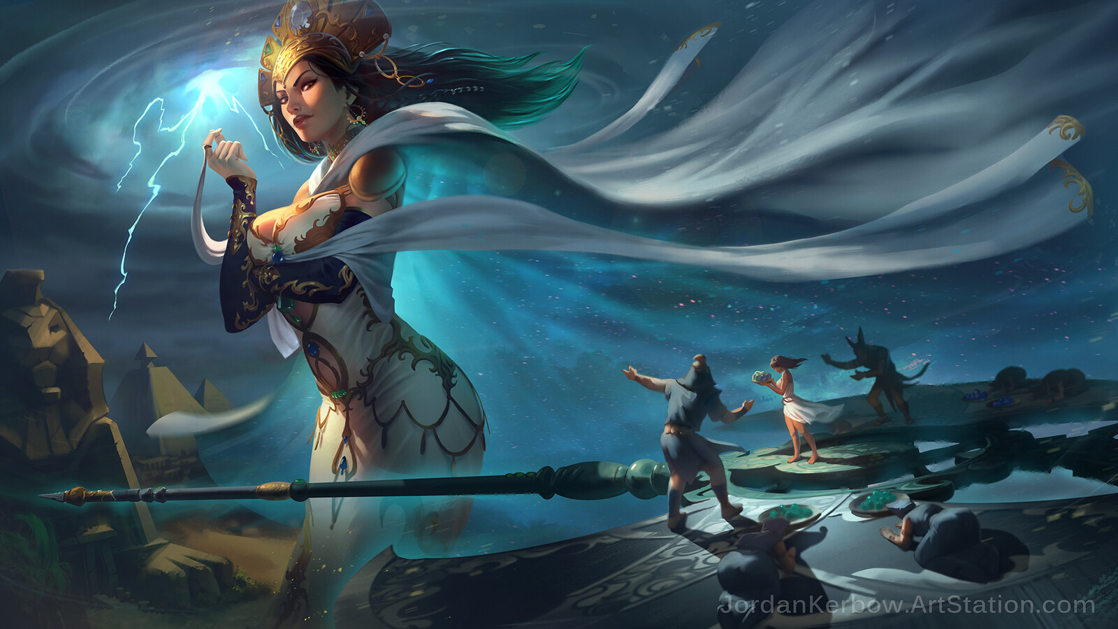 Lana The goddess of light and dark.