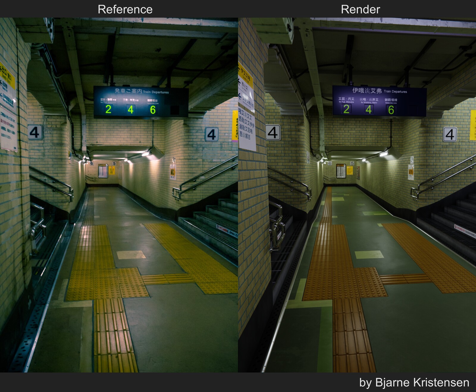 Reference Picture &amp; Final Render