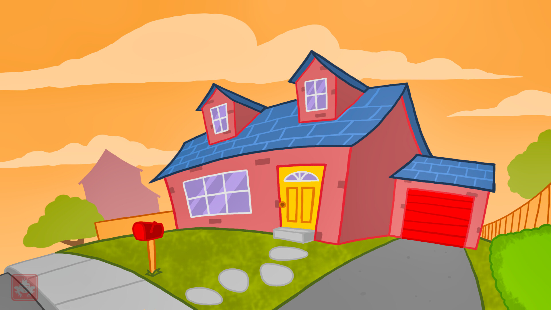 ArtStation - House Animation Background.