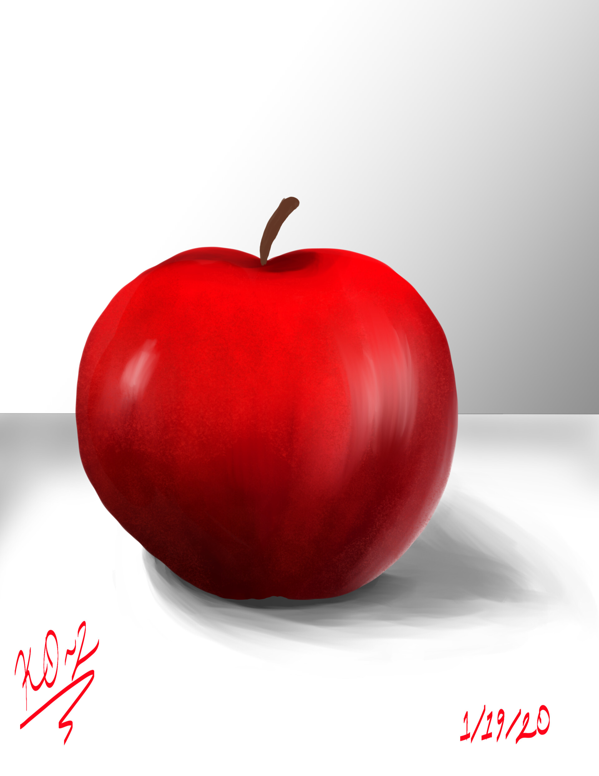 Artstation Digital Painting Apple Ko 2